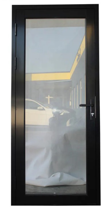 Fixed Glass Door With Hinged Panel Fixed Glass Door With Hinged Panel